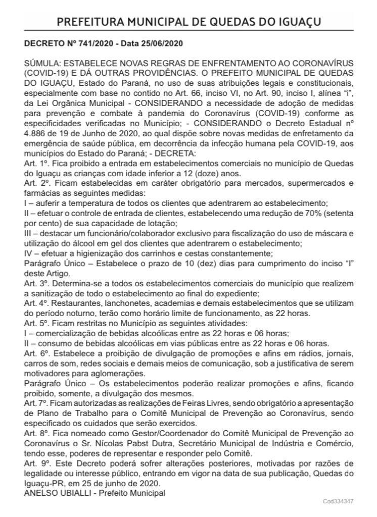 Decreto - Jornal Expoente Do Iguaçu