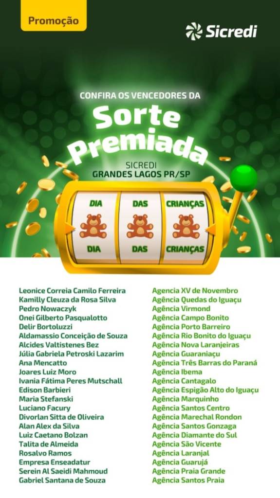 Ganahadores Site - Jornal Expoente Do Iguaçu