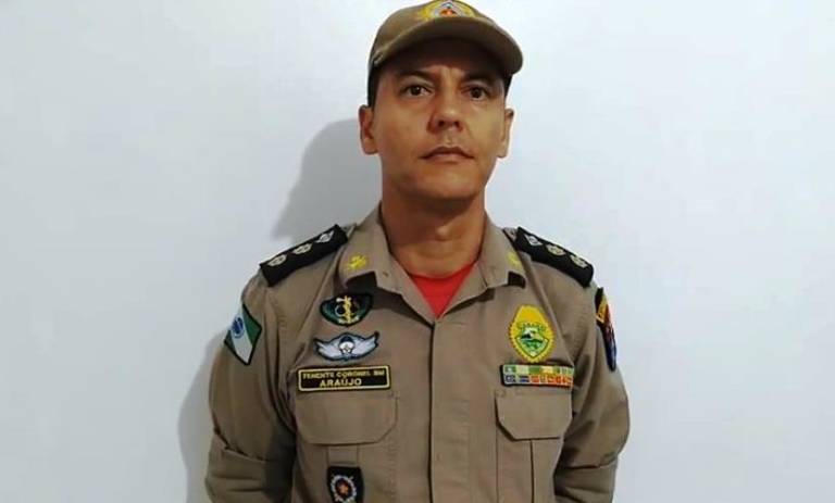 Tenente Coronel Araújo relatou em coletiva o esforço para o combate aos incêndios