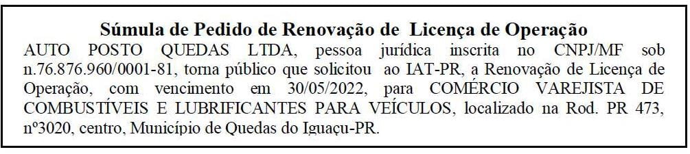 Sumula - Jornal Expoente Do Iguaçu