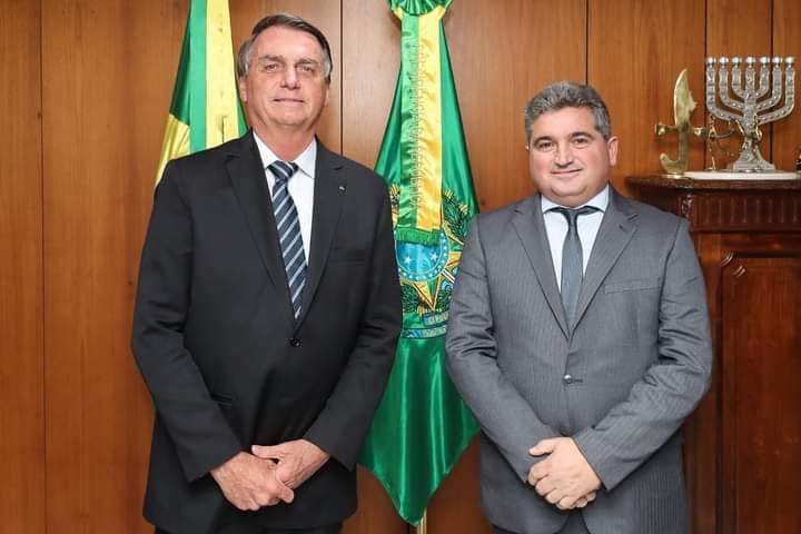 Pré-candidato a deputado federal Zocchi foi recebido pelo presidente Bolsonaro
