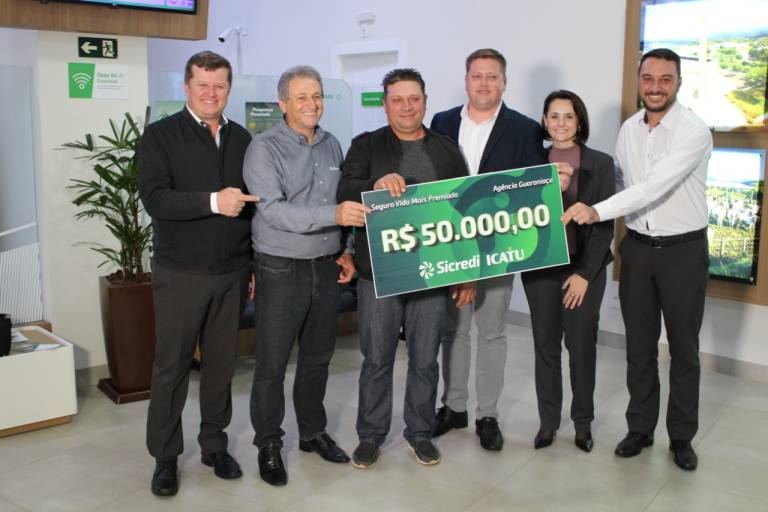 Associado do Sicredi de Guaraniaçu é premiado em sorteio do Seguro de Vida