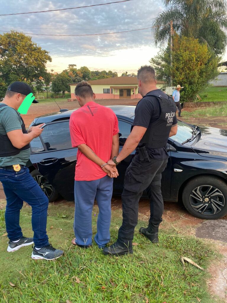 PC prende em Quedas do Iguaçu suspeito de furtar carro utilizado em assalto a banco em Diamante do Oeste
